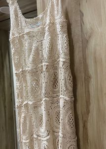 Boho Crochet Mini Dress