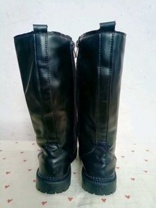 Chunky Black Combat Boots