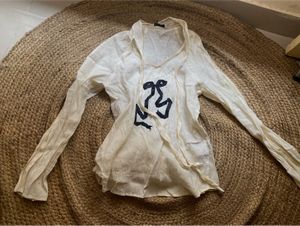 Boho Cream Tunic Top