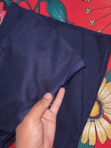 Elegant Navy Blue Saree