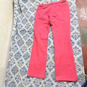 Vibrant Pink Flared Pants