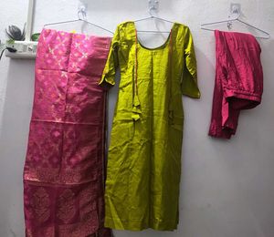 Stitched  Suit Plazzo Pant