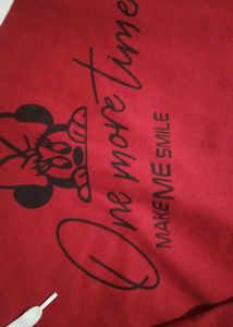 Cute Red Hoodie For Girls