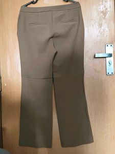 Classic Brown Wide-Leg Trousers