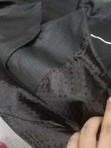 Men's Black Ethnic Waistcoat