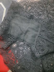 Elegant Black Lace Briefs