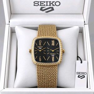 Seiko Double time PREMIUM QUALITY MENS WATCH