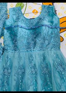 Elegant Embroidered Ethnic Gown