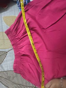 Beautiful Pink Kurta with Pants Set in XL size