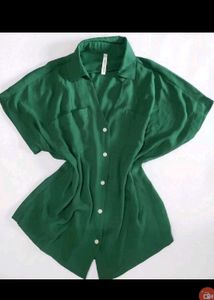 CLEARANCE SALE!💗Emerald Green Button-Up Shirt