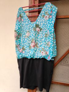 Sky Blue Dress  👗 Made In China