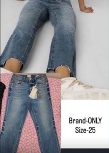 Trendy Blue Wash Denim Jeans