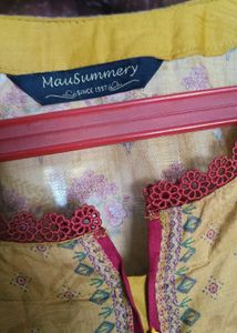 🔥 flash sale 🔥 Og mausummery kurti set