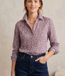Leopard Print Long Sleeve Shirt