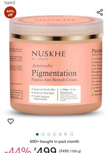Nuskhe By Paras Ayurvedic Pigmentation Cream✅