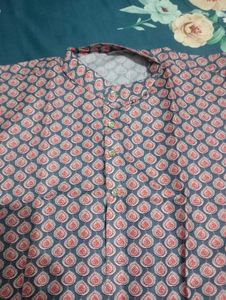 Printed Cotton Men's Kurta 36