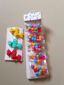 Cute Hair Bow Clips - Set of 4