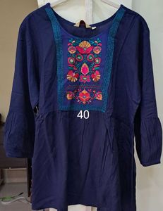 New Embroidered short Kurti or tops