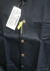 Men's Navy Blue Nehru Jacket