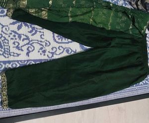 Elegant Olive Kurta Set with Embroidery