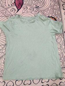 Light Green Basic T-Shirt