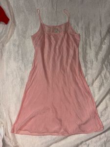 Pink Slip Dress