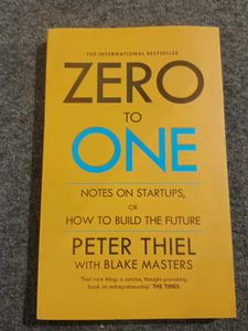 Zero to One by Peter Thiel Book
