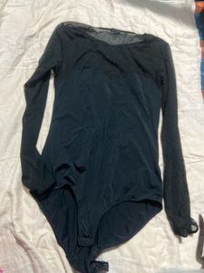 Black Long Sleeve Bodysuit
