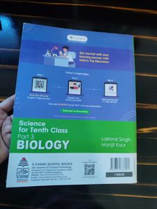 Science for Tenth Class Biology Textbook