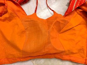 Orange Bandhani Lehenga Choli Set