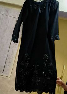 Elegant Black Kurta Set with dupatta