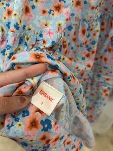 Cute Floral Print Smocked Dress