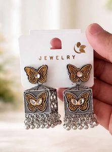 Butterfly Jhumka Earrings