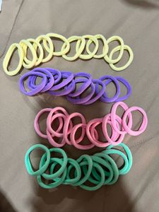 Colorful Hair Ties Pack 40 pcs