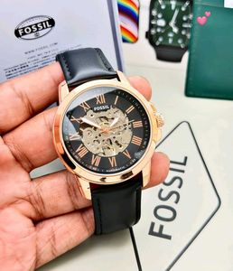 FOSSIL Roman Figures & Tourbillon Back Open Automa