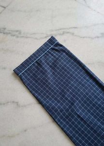 Comfortable Blue Checkered Sleepwear Pants