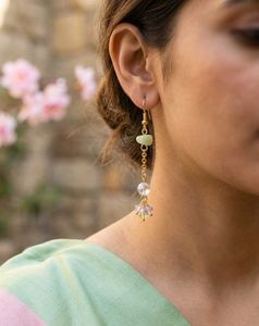 Charming Dangle Earrings with Beads