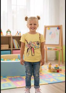 Cute Girls' T-Shirt Set