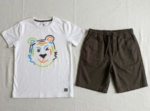 Kids Tiger T-Shirt and Shorts Set