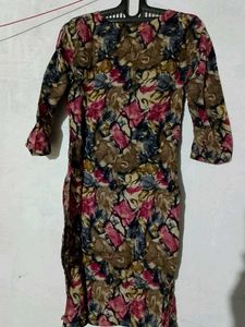Floral Print Kurta