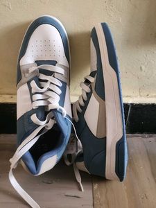 Primark Blue &amp; White Sneakers