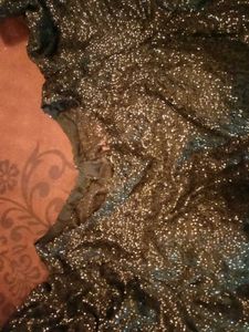 Black Sitare Wala Blouz With Margin