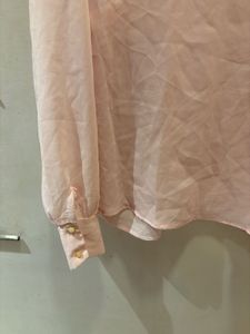 Chic Pink Lace Detail Blouse