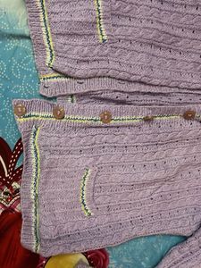 Lilac Knit Cardigan