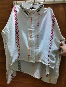 White Embroidered shirt