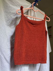Forever21 Orange Knit Tank Top