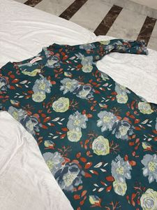 Cotton Plus Floral Print Kurta