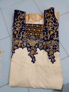 Anarkali Suit With Pant & Dupatta