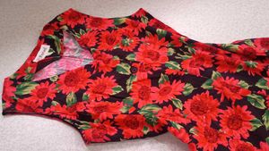 Vibrant Floral Print Maxi Dress