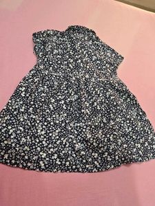 Beautiful Black N White Floral Dress